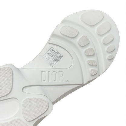Christian DIOR Sneakers Shoes Fabric Leather Gold White Socks Sneakers Logo Line