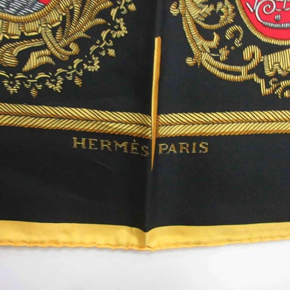Hermes Polar Carré 90 Silk Scarf Paris Coat Of Arms LES Armes DE Paris Flvctvat