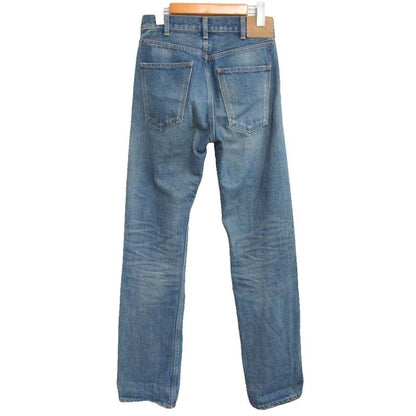 Celine Edith Liman Zip Fly Denim Pants Jeans N458 945F 07UW Selvidge Leather