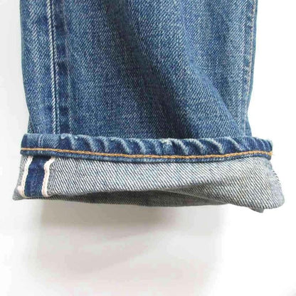 Celine Edith Liman Zip Fly Denim Pants Jeans N458 945F 07UW Selvidge Leather