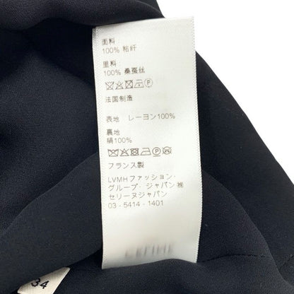 Celine Dress Rayon Black Red Dot