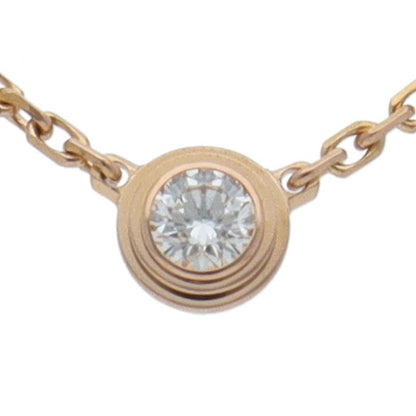 Cartier Diamants Les Deux Diamond Necklace XS B7224516 D:0.04ct 18k Pink Gold