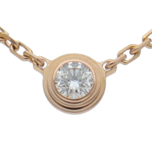 Cartier Diamants Les Deux Diamond Necklace XS B7224516 D:0.04ct 18k Pink Gold
