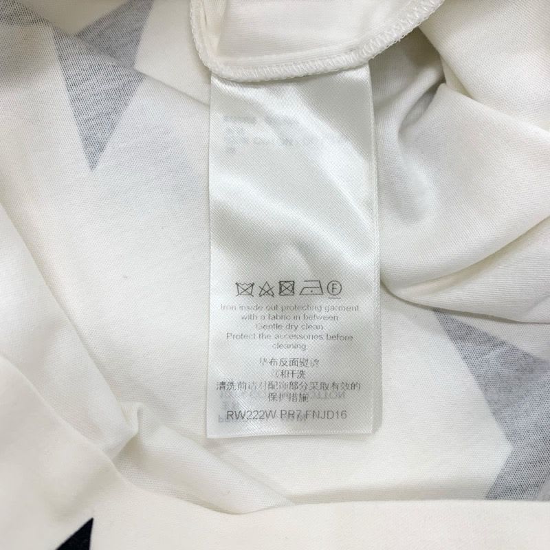 Louis Vuitton Dress Cotton White Black Gold Logo Star