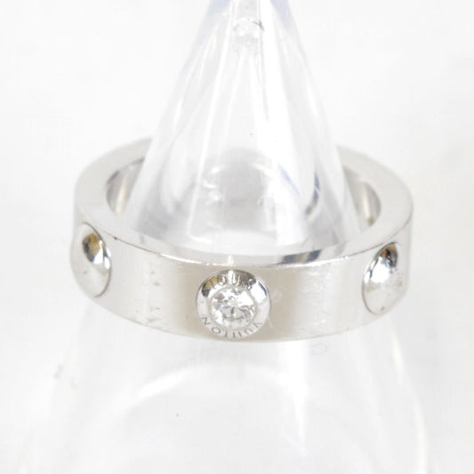 Used" 18K Louis Vuitton Petite Berg Empreinte 50 750 Q9c48d/00258 Ring Size 10