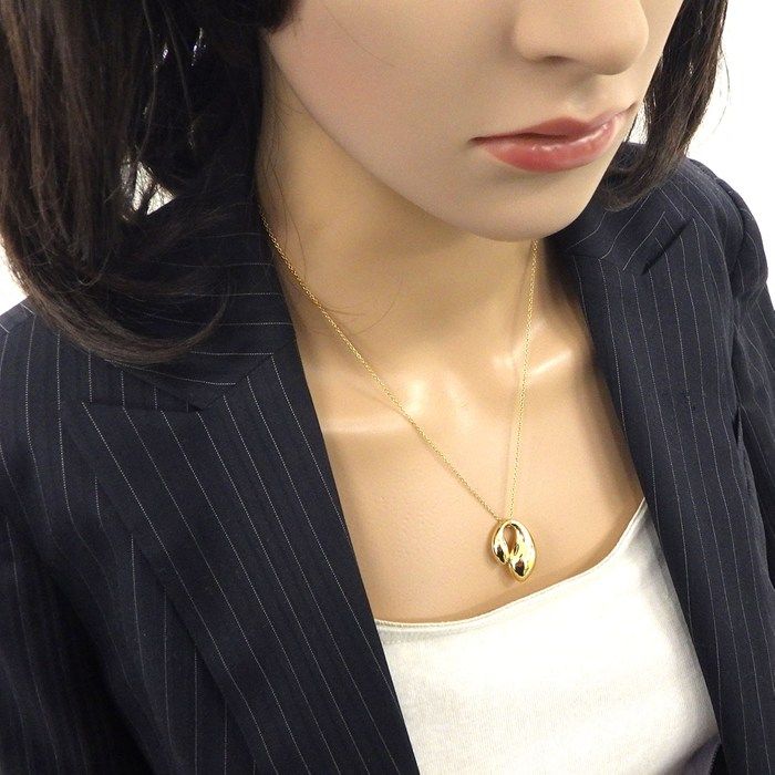 Tiffany & Co Tiffany & Co Necklace Double Teardrop 18K Yellow Gold