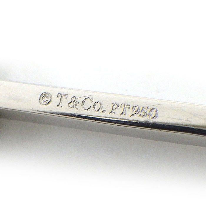 Tiffany & Co Tiffany & Co Necklace Arrow With Diamonds Pt950