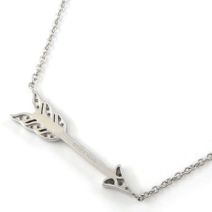 Tiffany & Co Tiffany & Co Necklace Arrow With Diamonds Pt950
