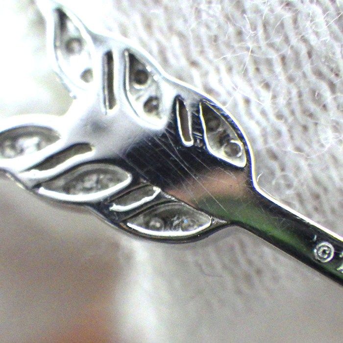 Tiffany & Co Tiffany & Co Necklace Arrow With Diamonds Pt950