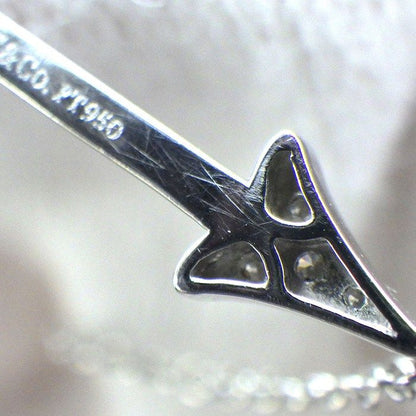 Tiffany & Co Tiffany & Co Necklace Arrow With Diamonds Pt950