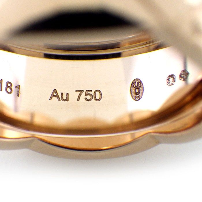 Chanel Ring Coco Crush Large J10818 18kbg #13 / #53