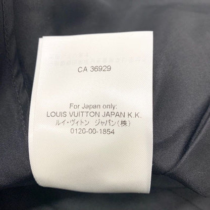 Louis Vuitton Dress Silk Black Boxy Button Front Jewel Sleeveless