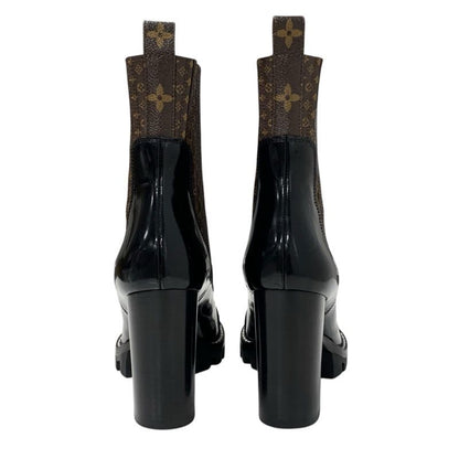 Louis Vuitton Star Trail Line Monogram Boots Short Boots Shoes Leather Patent