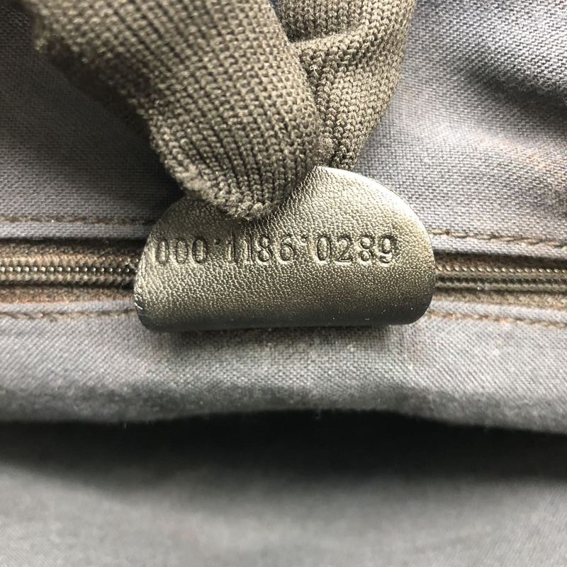 Gucci 000 1186 Bamboo Handbag Leather Black Old Gucci Vintage Women Men Fashion