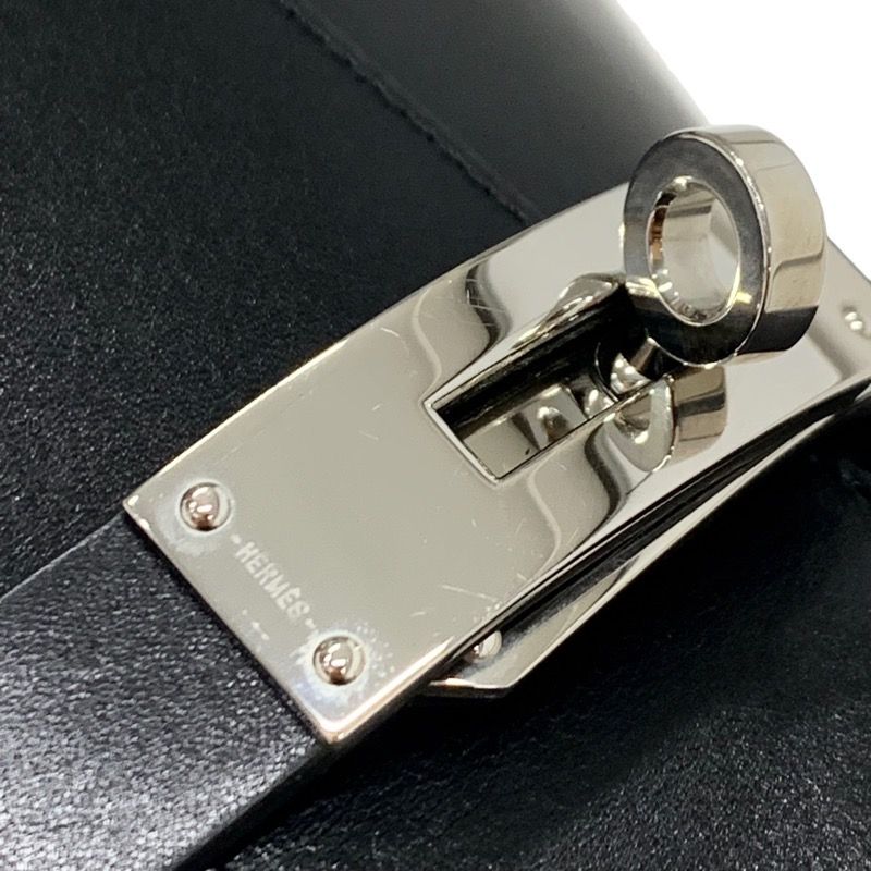 Hermes Neo Boots Short Boots Shoes Leather Black Silver Kelly Hardware