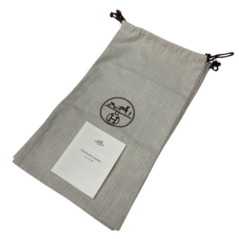 Hermes Neo Boots Short Boots Shoes Leather Black Silver Kelly Hardware