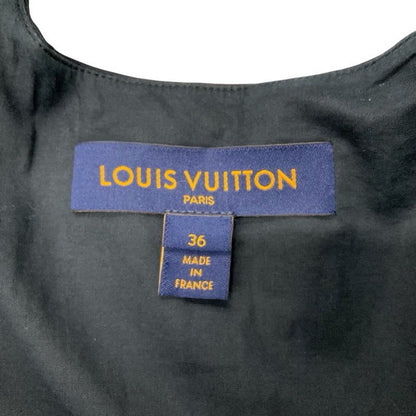Louis Vuitton Outerwear Black Asymmetrical Pleated Cape Wool