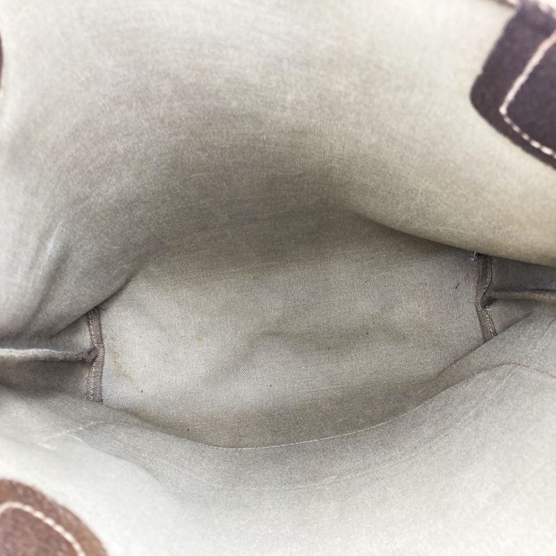 Gucci Old Gucci 89.02.003 Tote Bag Sherry Line GG Supreme Brown Ladies Men