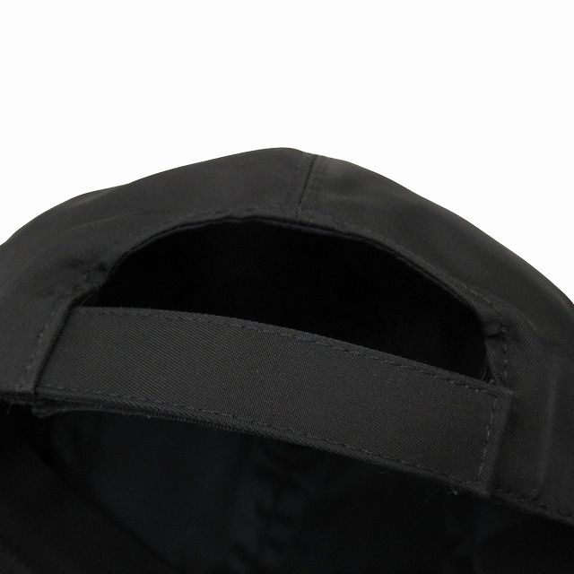 Prada "re-nylon Baseball Cap" Hat 6 Panel Tiger Angle Logo Triangle Logo Plate