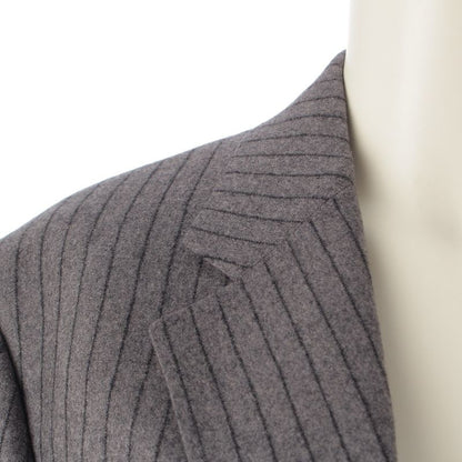 Celine Cashmere Stripe Tomboy Jacket Tailored Jacket Outerwear 2v71k046p Gray 34