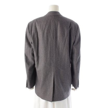 Celine Cashmere Stripe Tomboy Jacket Tailored Jacket Outerwear 2v71k046p Gray 34