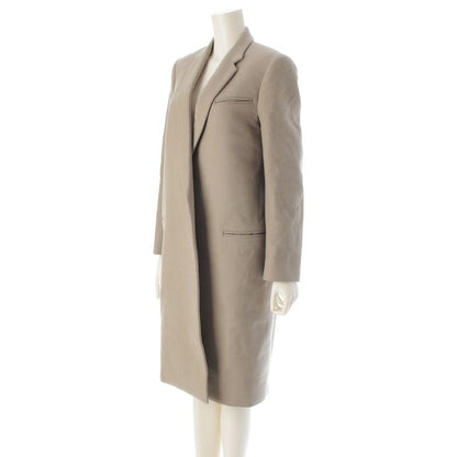 Celine Wool Phoebe Period Crombie Coat Outerwear 28h28 Gray 38