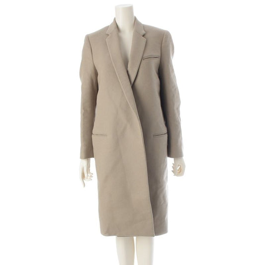 Celine Wool Phoebe Period Crombie Coat Outerwear 28h28 Gray 38