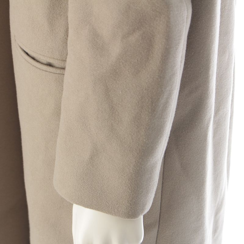 Celine Wool Phoebe Period Crombie Coat Outerwear 28h28 Gray 38