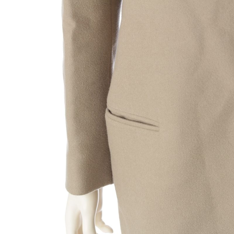 Celine Wool Phoebe Period Crombie Coat Outerwear 28h28 Gray 38