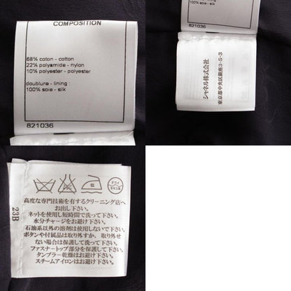 Chanel Cotton And Nylon Coco Button Tweed Tailored Jacket P53874 Black 38