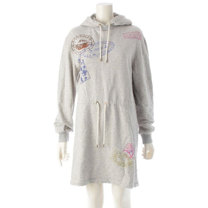 Louis Vuitton 25SS Travel Stamp Sweater Dress 1agdkx Gray XS
