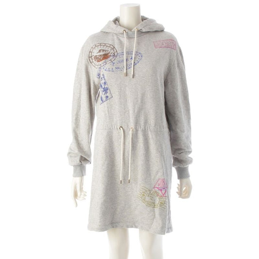 Louis Vuitton 25SS Travel Stamp Sweater Dress 1agdkx Gray XS