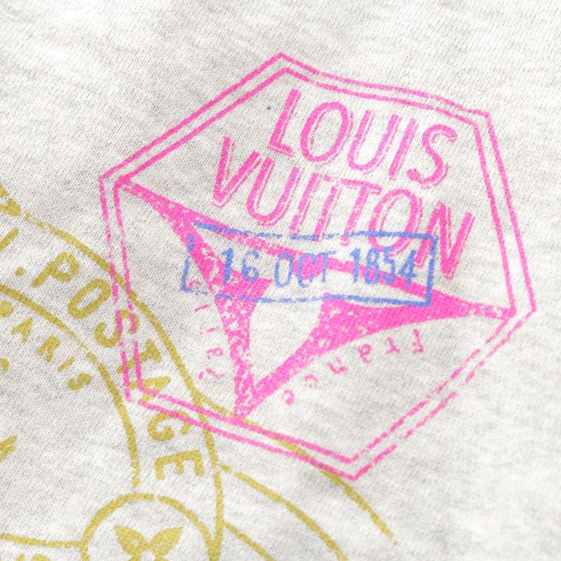 Louis Vuitton 25SS Travel Stamp Sweater Dress 1agdkx Gray XS