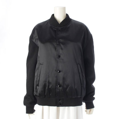 Celine 22AW BOY DOLL Varsity Jacket Teddy Jacket Outerwear 2w750048s Black 46