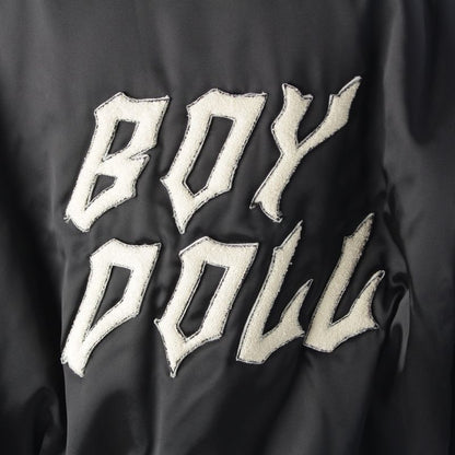 Celine 22AW BOY DOLL Varsity Jacket Teddy Jacket Outerwear 2w750048s Black 46