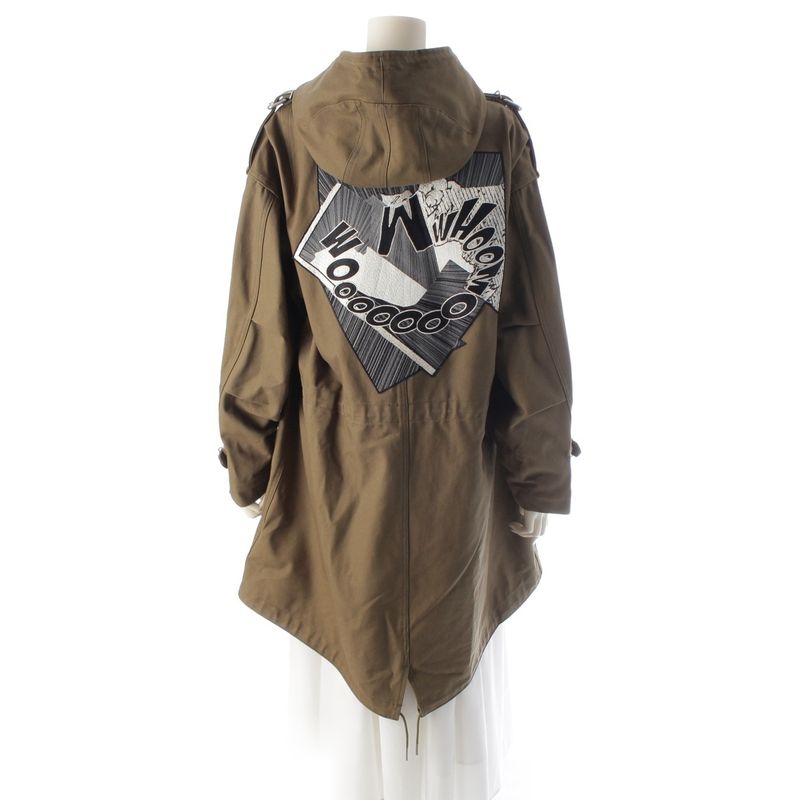 Celine Christian Mar Cles Cotton Whoomm Embroidered Mod Coat Outerwear 2w049597c