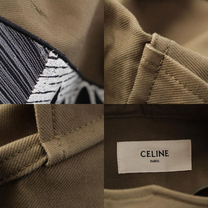 Celine Christian Mar Cles Cotton Whoomm Embroidered Mod Coat Outerwear 2w049597c