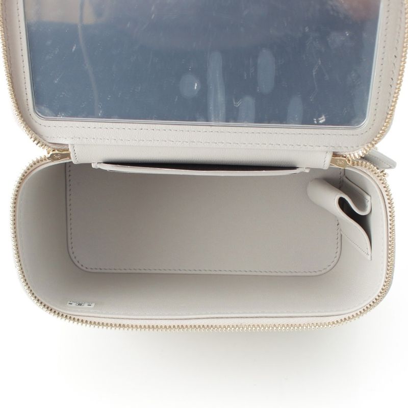 Chanel 25A Lambskin Matelasse Coco Mark 2-way Shoulder Vanity Bag Random Number