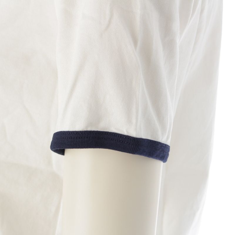 Celine Cotton Triomphe Logo Print Classic Short Sleeve Tee Top 2x872671q White