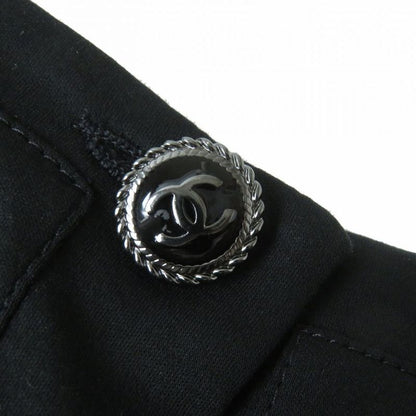 CHANEL 18P P57567 Short Sleeve Dress With Coco Mark Button And Coco