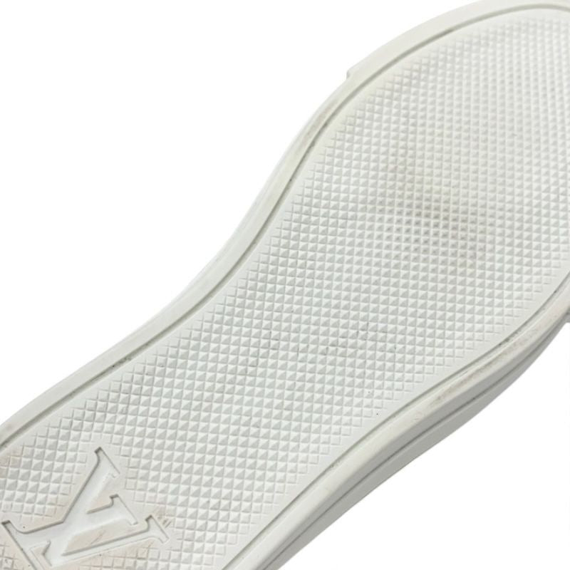 Louis Vuitton Stellar Line Monogram Sneakers Shoes Velor Leather Black