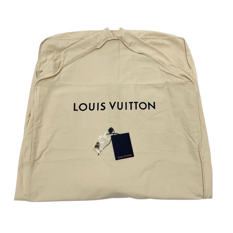 Louis Vuitton Dress Silk Black White Logo Dot Pattern Collar