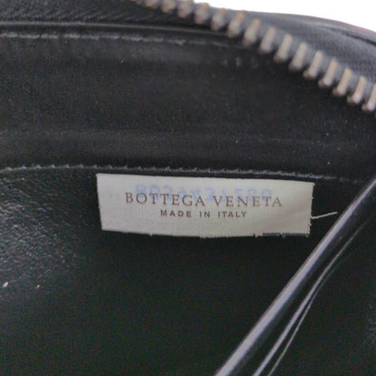 Bottega Veneta Intrecciato Round Zipper Long Wallet / Black / Next-day Delivery