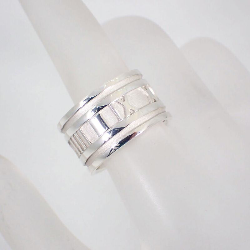 Tiffany & Co / 925 / Atlas / Wide / Ring / Size 17 / J89-8