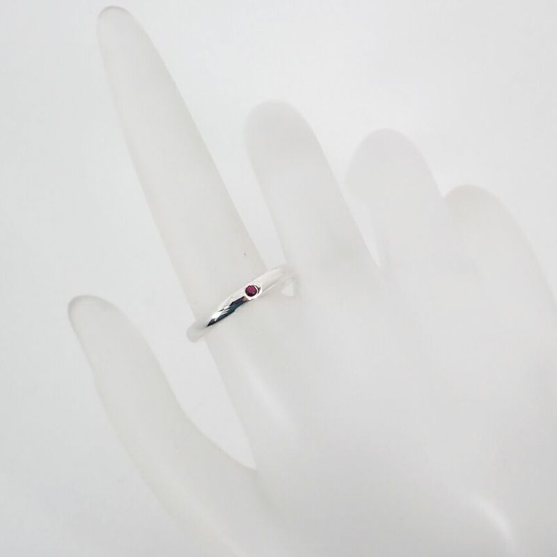 Tiffany & Co / 925 / Ruby / Stacking Band Ring / No.10 / J89-10