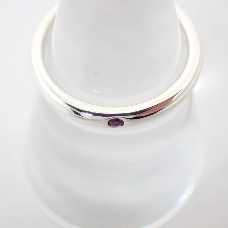 Tiffany & Co / 925 / Ruby / Stacking Band Ring / No.10 / J89-10