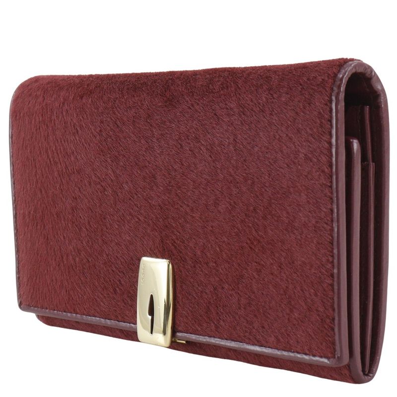 Gucci Gamauchi Vintage 035.0416.1906.0 Halaco×leather Red Ladies Long Wallet
