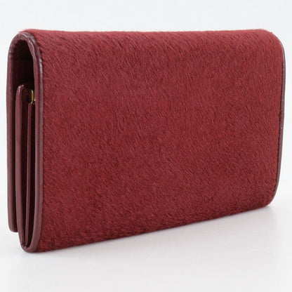 Gucci Gamauchi Vintage 035.0416.1906.0 Halaco×leather Red Ladies Long Wallet