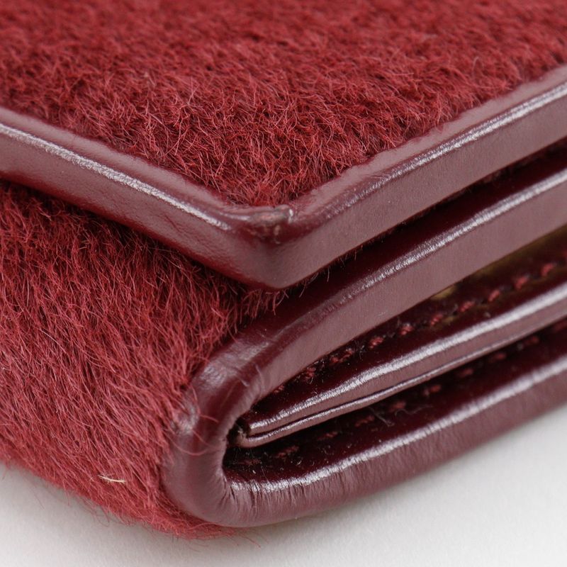 Gucci Gamauchi Vintage 035.0416.1906.0 Halaco×leather Red Ladies Long Wallet