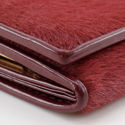 Gucci Gamauchi Vintage 035.0416.1906.0 Halaco×leather Red Ladies Long Wallet